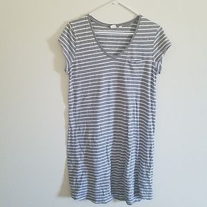 GAP Striped tshirt dress
